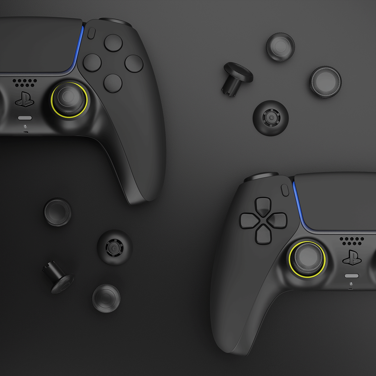 omgn custom performance bundle, mit custom auswechselbare sticks für unsere custom controller 